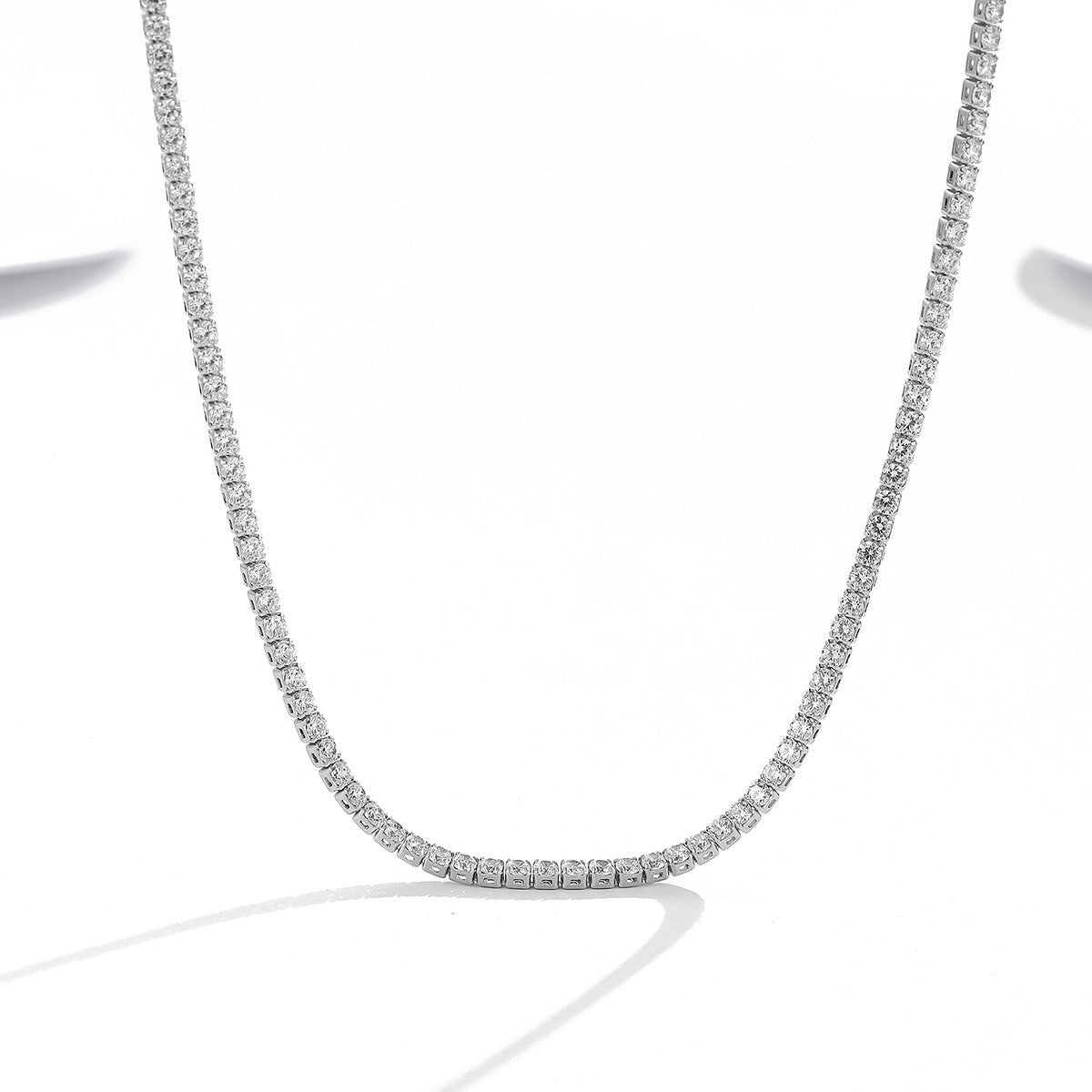 Women's Sterling Silver Affordable Luxury Style Necklace