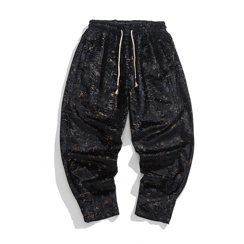 New Thick Sweat Pants Plus Size Hanfu Improved New Chinese Style
