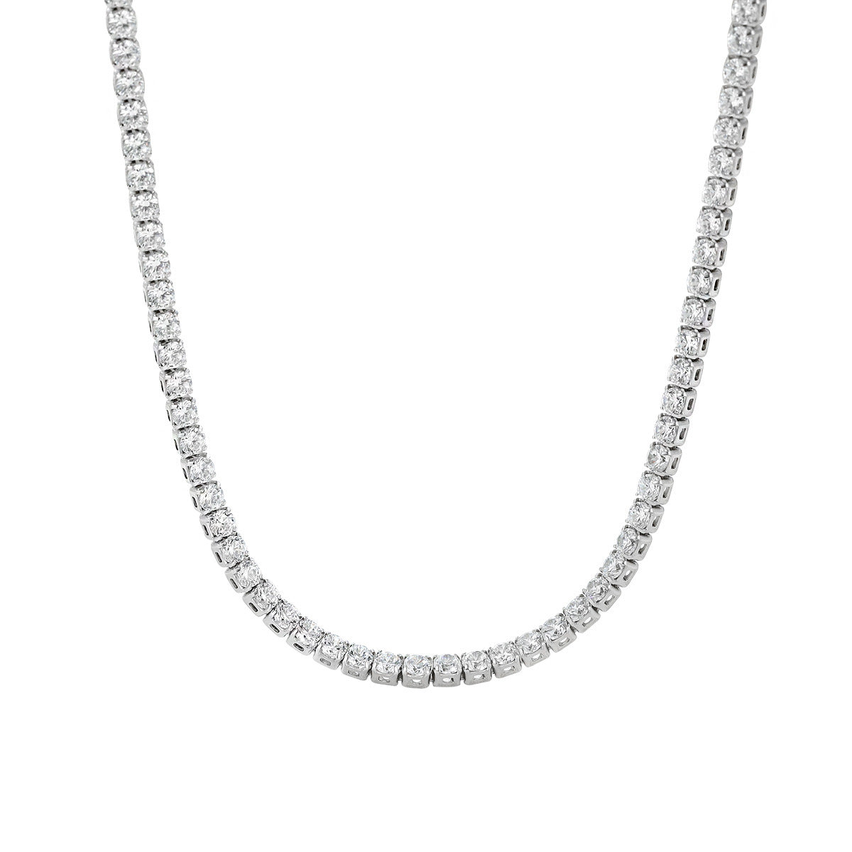 Women's Sterling Silver Affordable Luxury Style Necklace