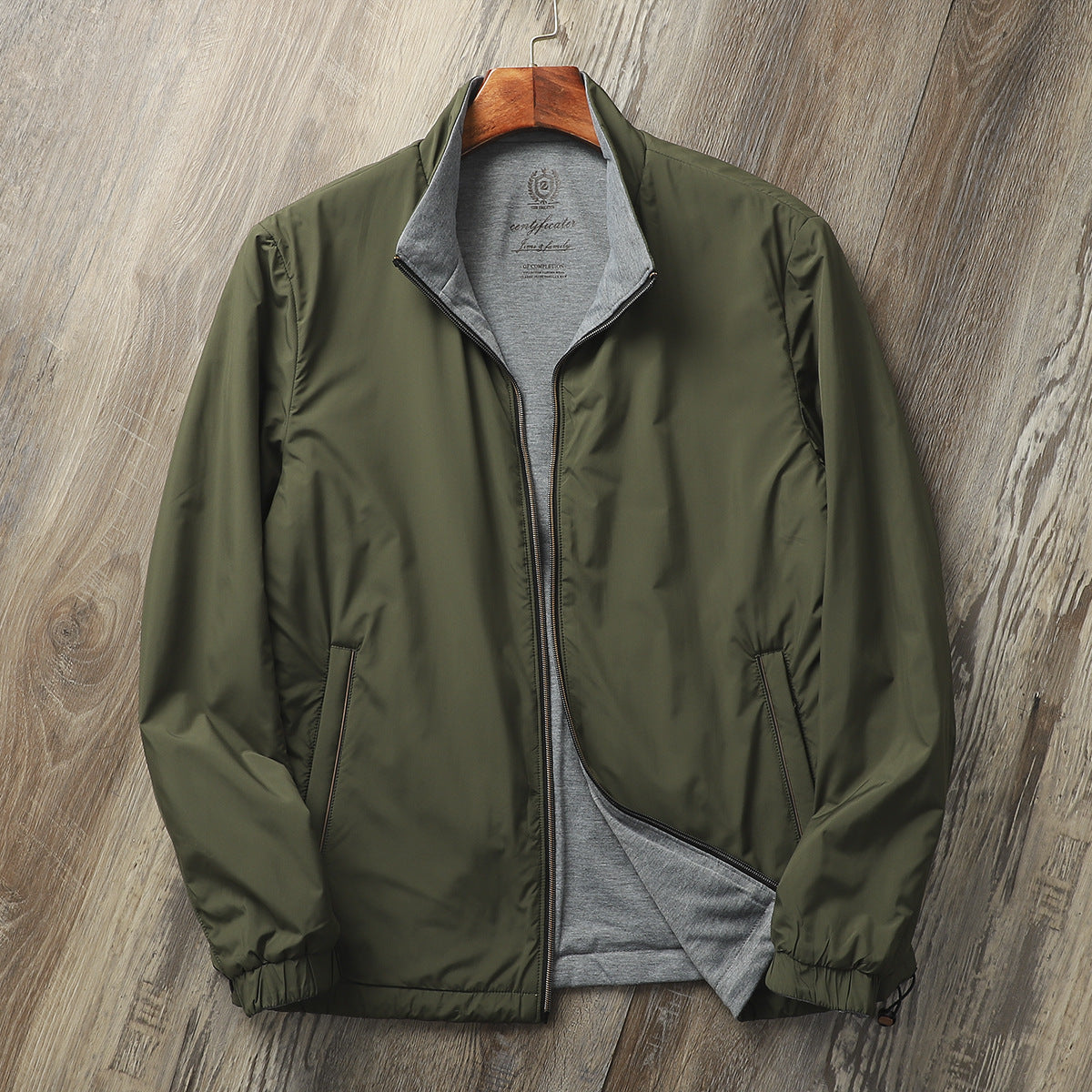 Men's High-end Business Casual Stand Collar Simple Jacket