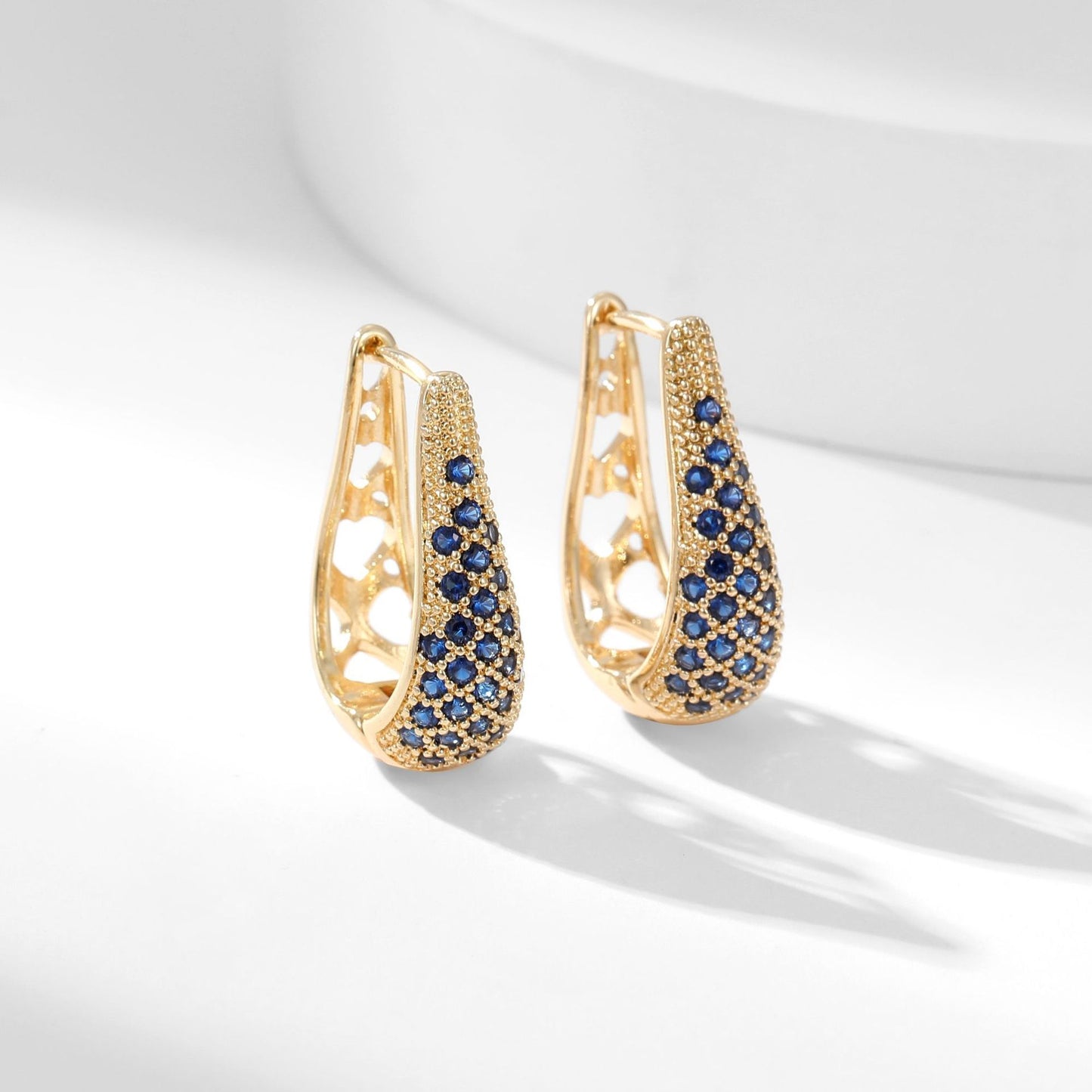 Fashion Personality Water Drop French Earrings Women