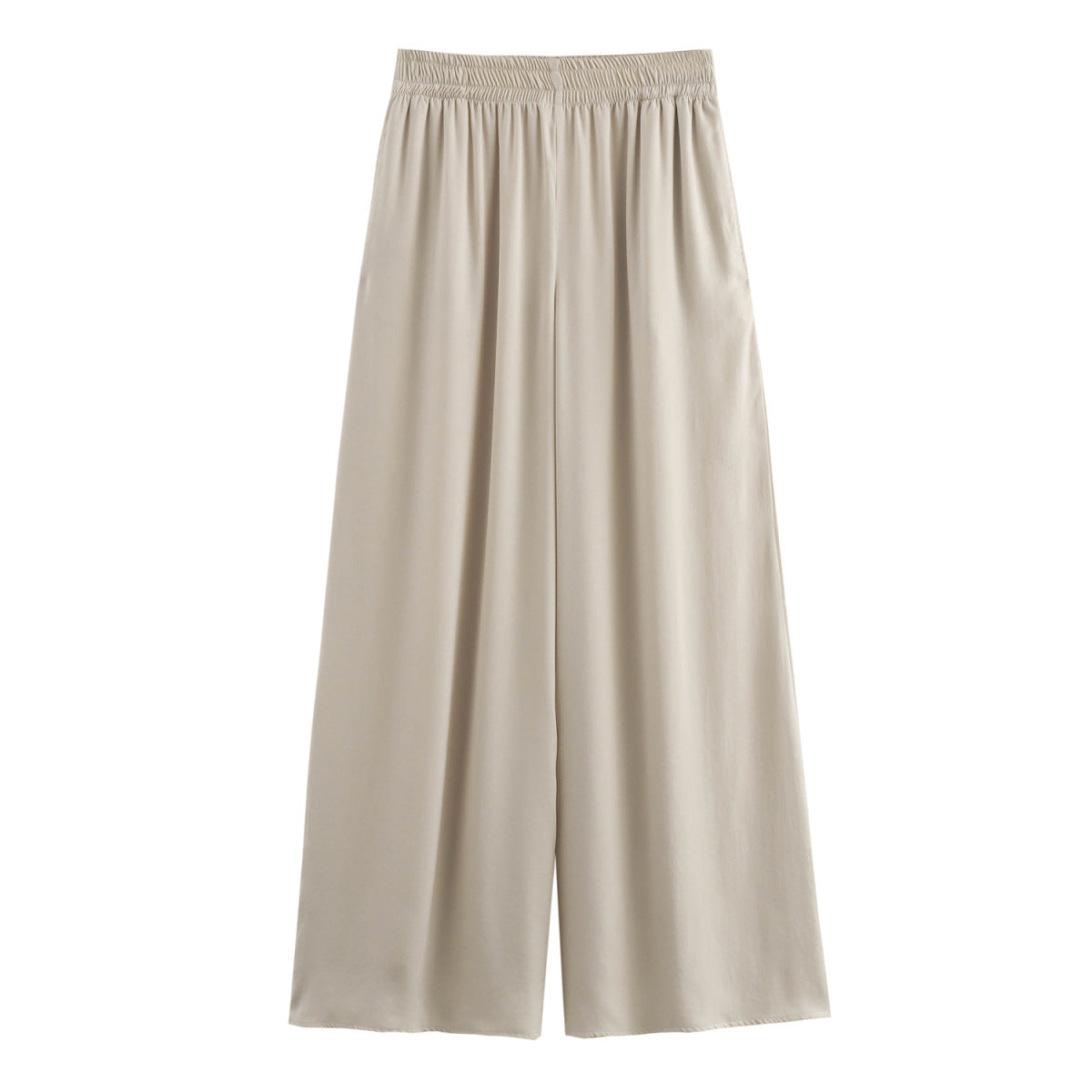 Women's Comfortable All-match Casual Stretch Waist Wide Leg Pants