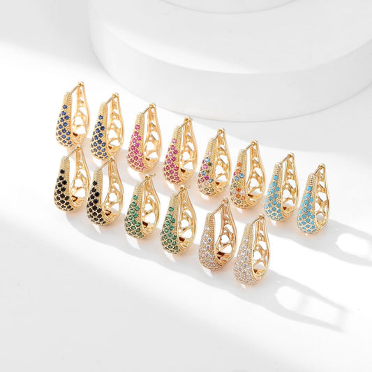 Fashion Personality Water Drop French Earrings Women