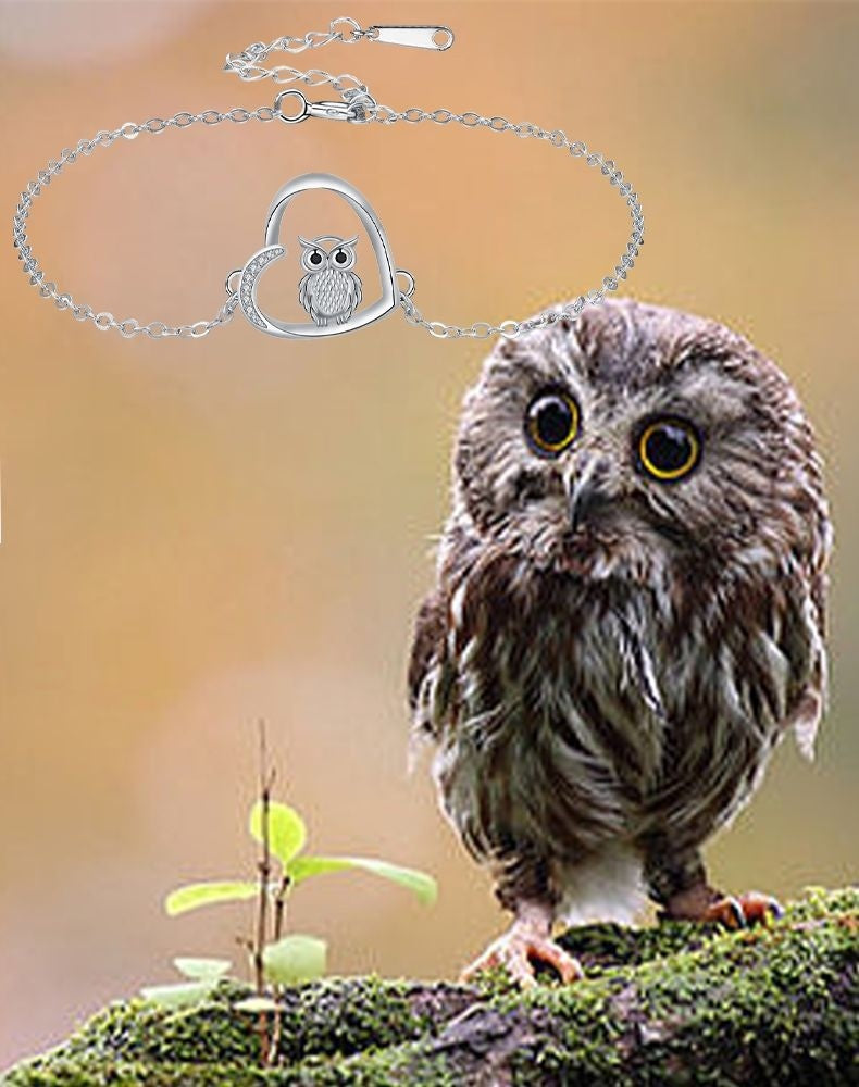 Fashion Owl Bracelet Heart-shaped Bracelet For Girlfriend