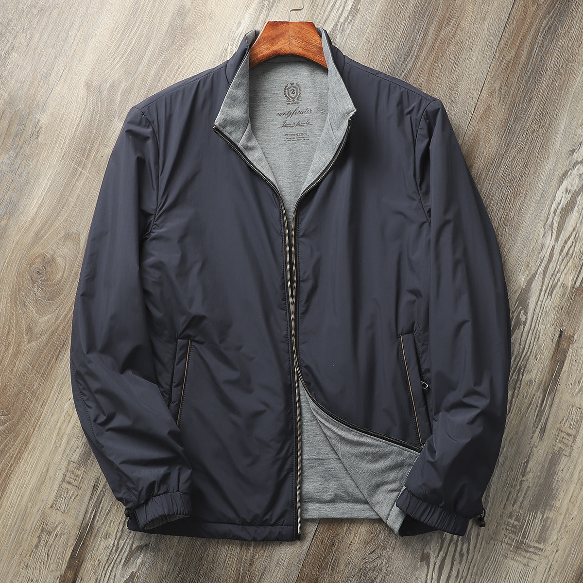 Men's High-end Business Casual Stand Collar Simple Jacket