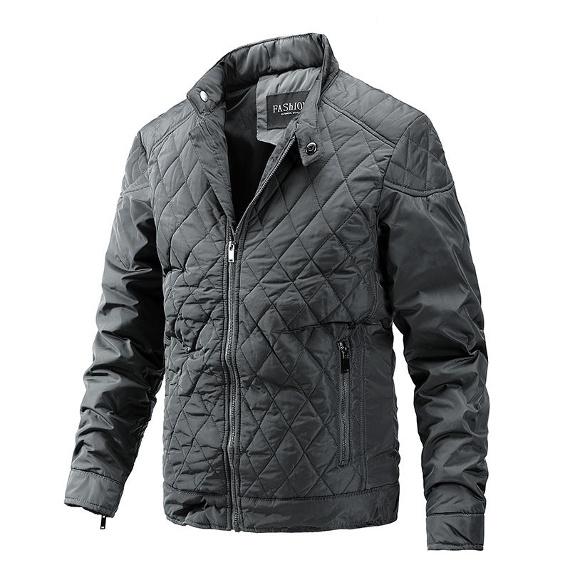 Men's Lightweight Cotton Clothes Casual Stand Collar
