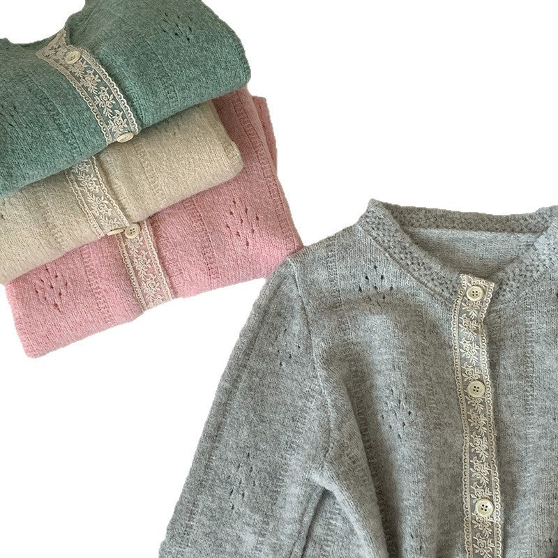 Artistic Retro Lazy Korean Knitwear Sweater Coat