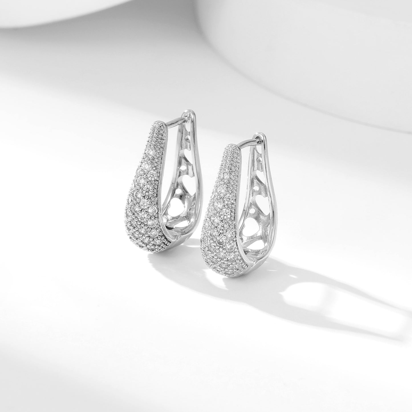 Fashion Personality Water Drop French Earrings Women
