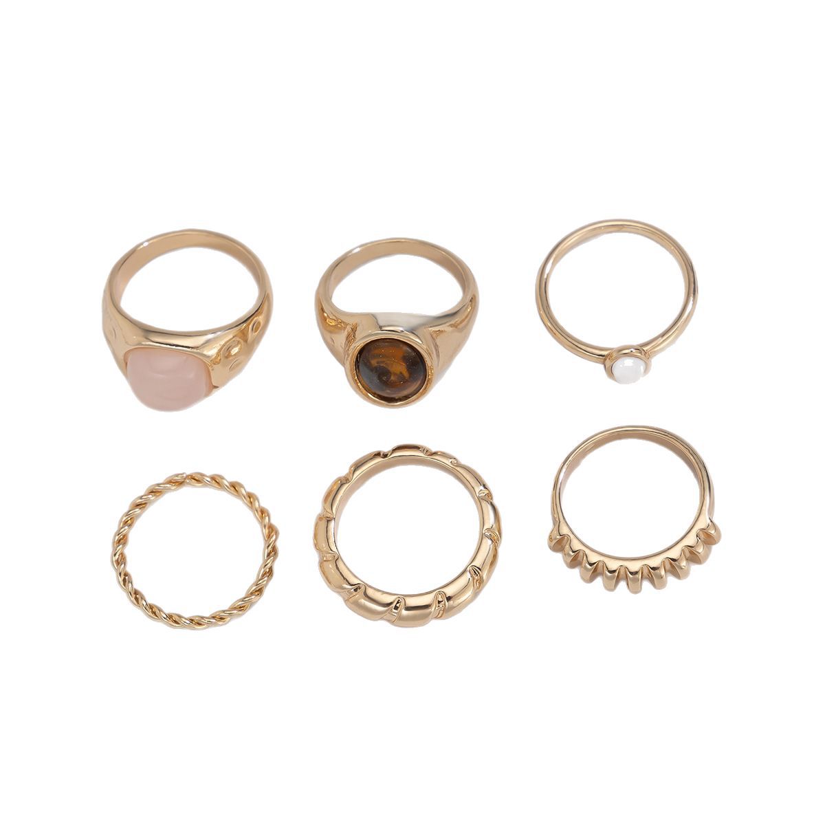 Irregular Alloy Ring Suit Personalized Ring