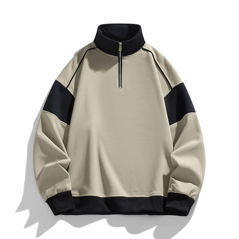 Drop Shoulder Loose Lapels Sweater For Men