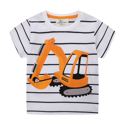 European And American Style Girls Knitted Cotton Short Sleeves