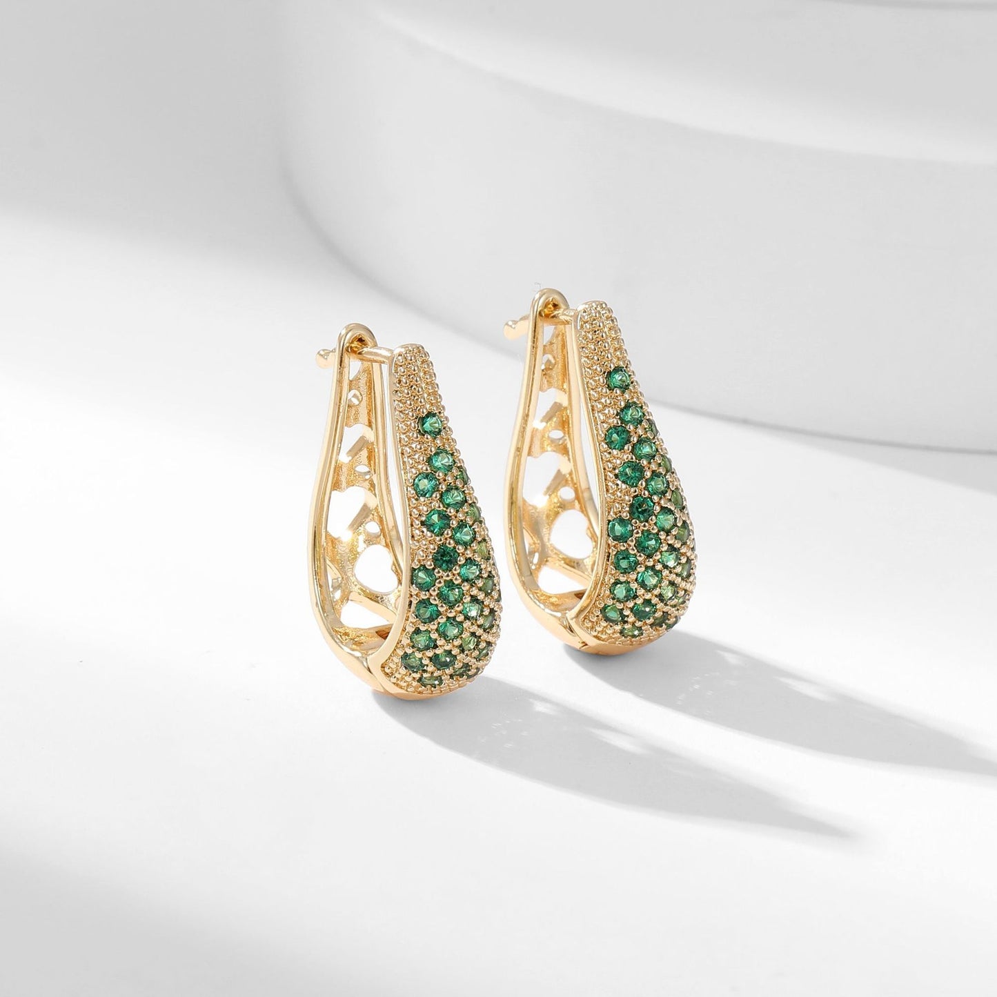Fashion Personality Water Drop French Earrings Women