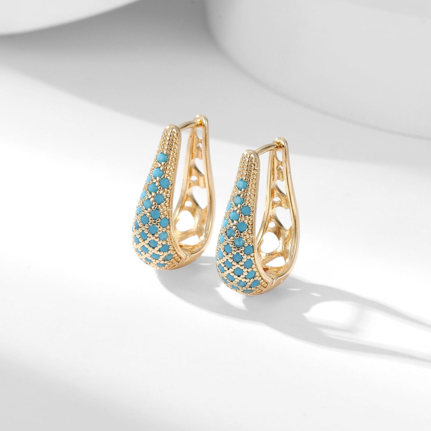 Fashion Personality Water Drop French Earrings Women