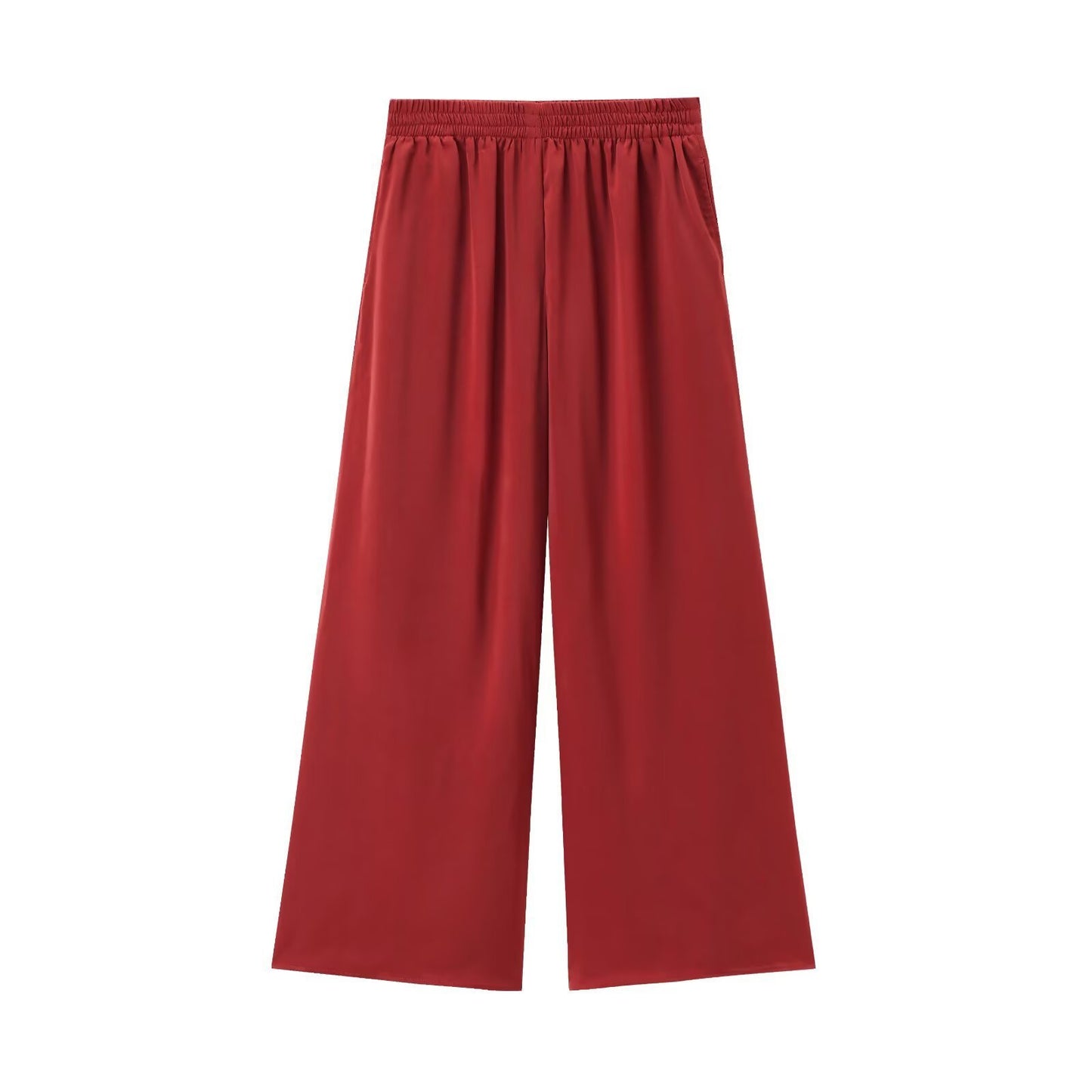 Women's Comfortable All-match Casual Stretch Waist Wide Leg Pants