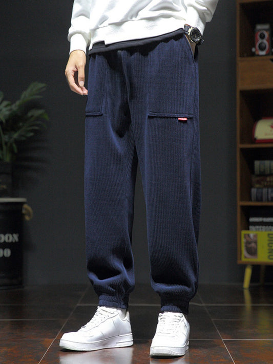 Casual Pants, Trendy And Fashionable Casual Pants, Men's Pants, Men's Pants, Long Pants, Straight Pants, Corduroy Casual Pants, Tight-fitting Casual Pants, Anti-wrinkle Casual Pants, 9-inch Pants, Men